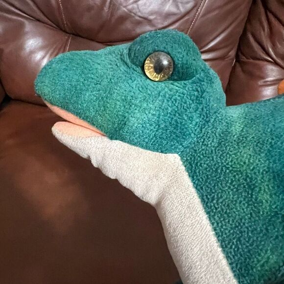 BUILD-A-BEAR Green Stegosaurus Dinosaur Plush 16” 2018 Stuffed Animal BAB Toy - Picture 13 of 13